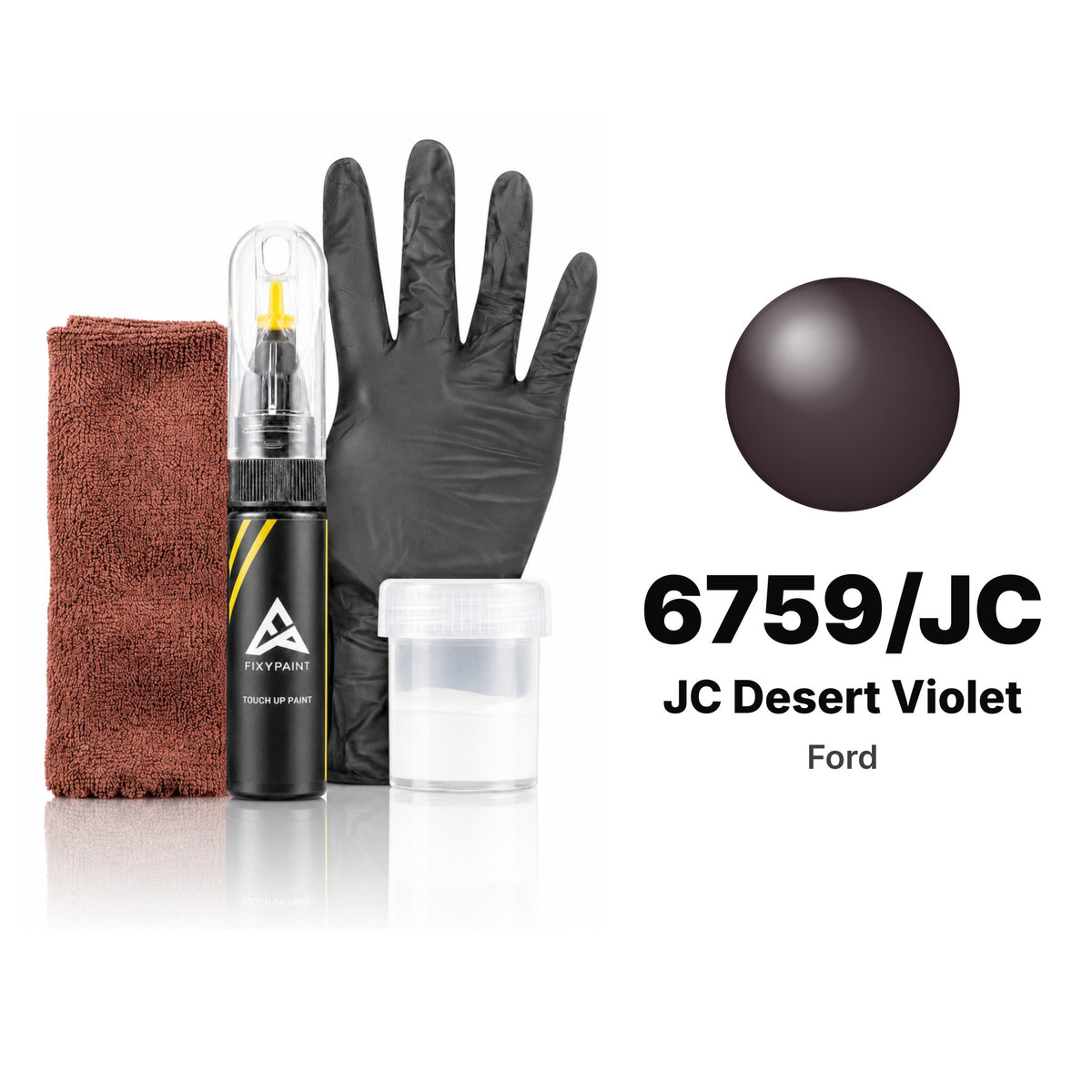 Touch-up paint for Ford 6759/JC JC Desert Violet, Complete kit