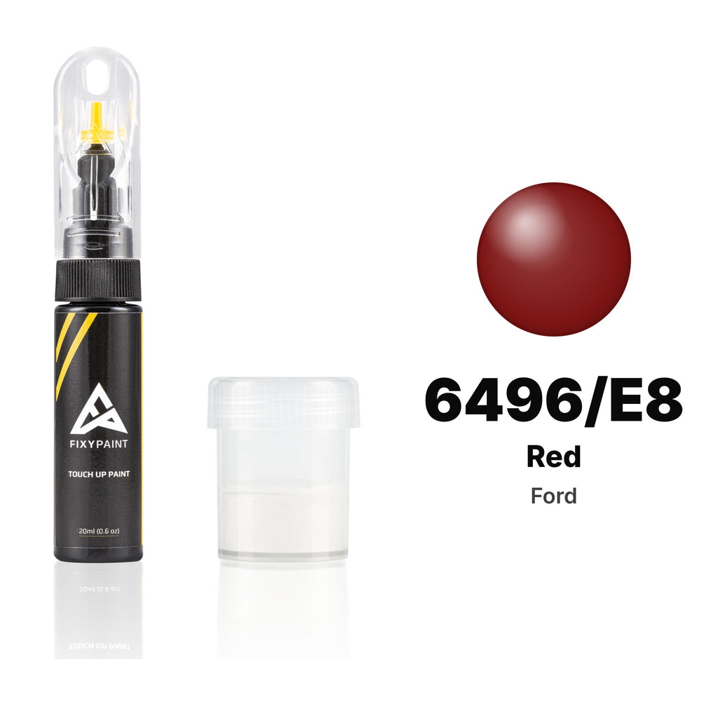 Peinture de retouche pour Ford – 6496/E8 Red (tous modèles, 1994–2004), kit Standard