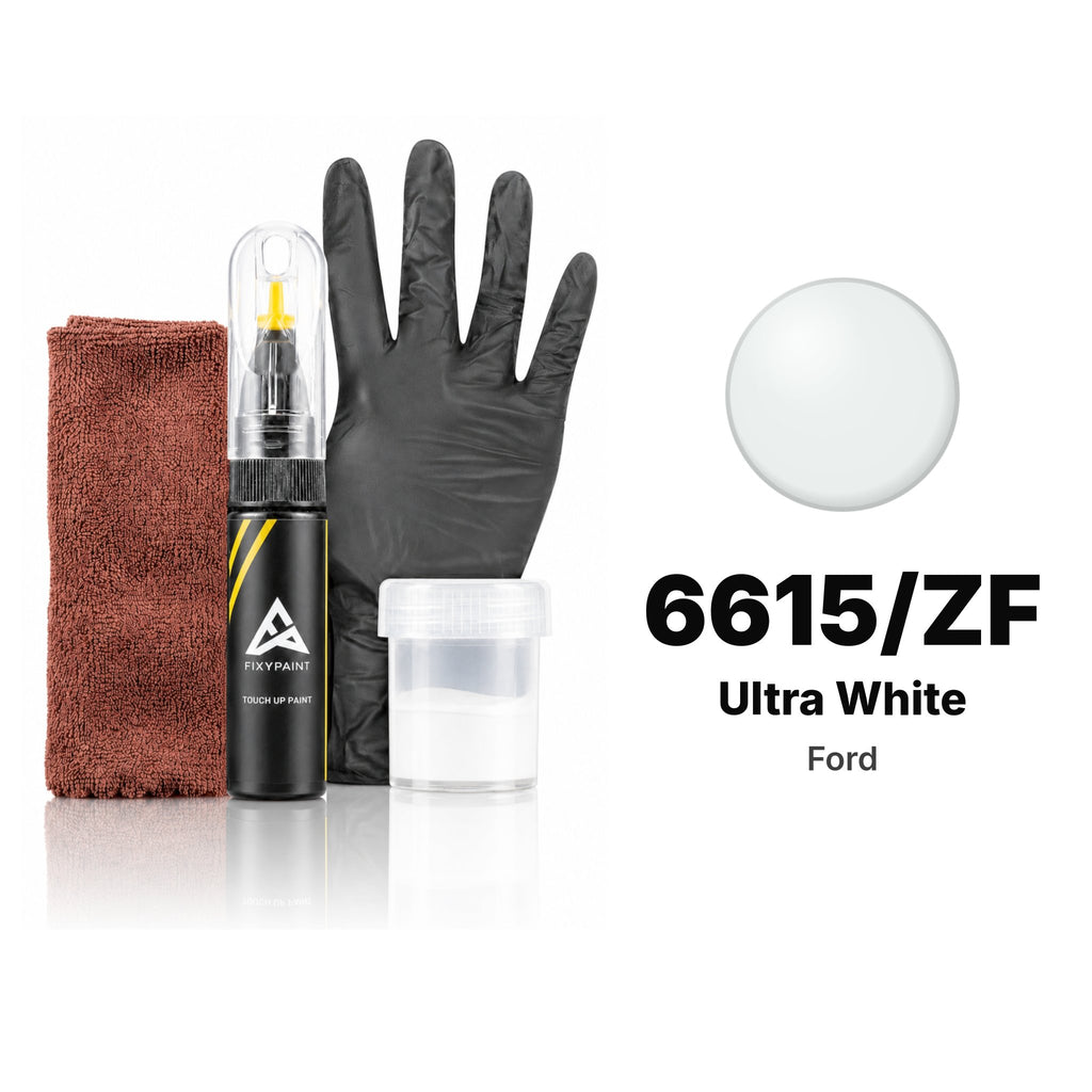 Lackstift für Ford – 6615/ZF Ultra White (alle Modelle, 1994–2004), Set Komplett