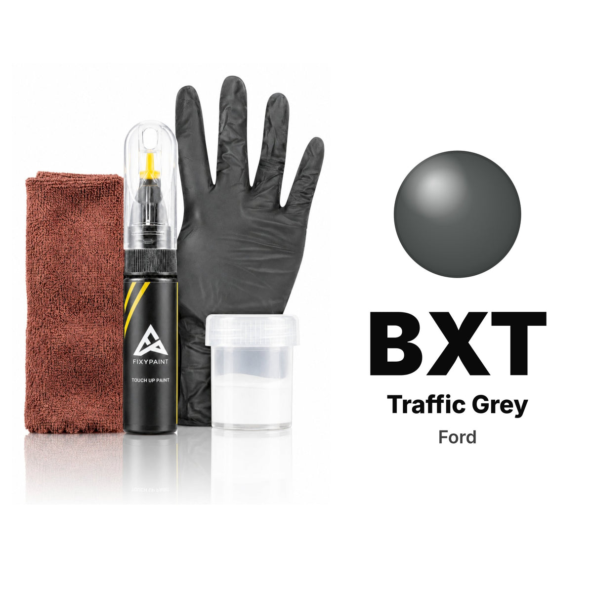 Touch-up paint for Ford BXT Traffic Grey, Complete kit