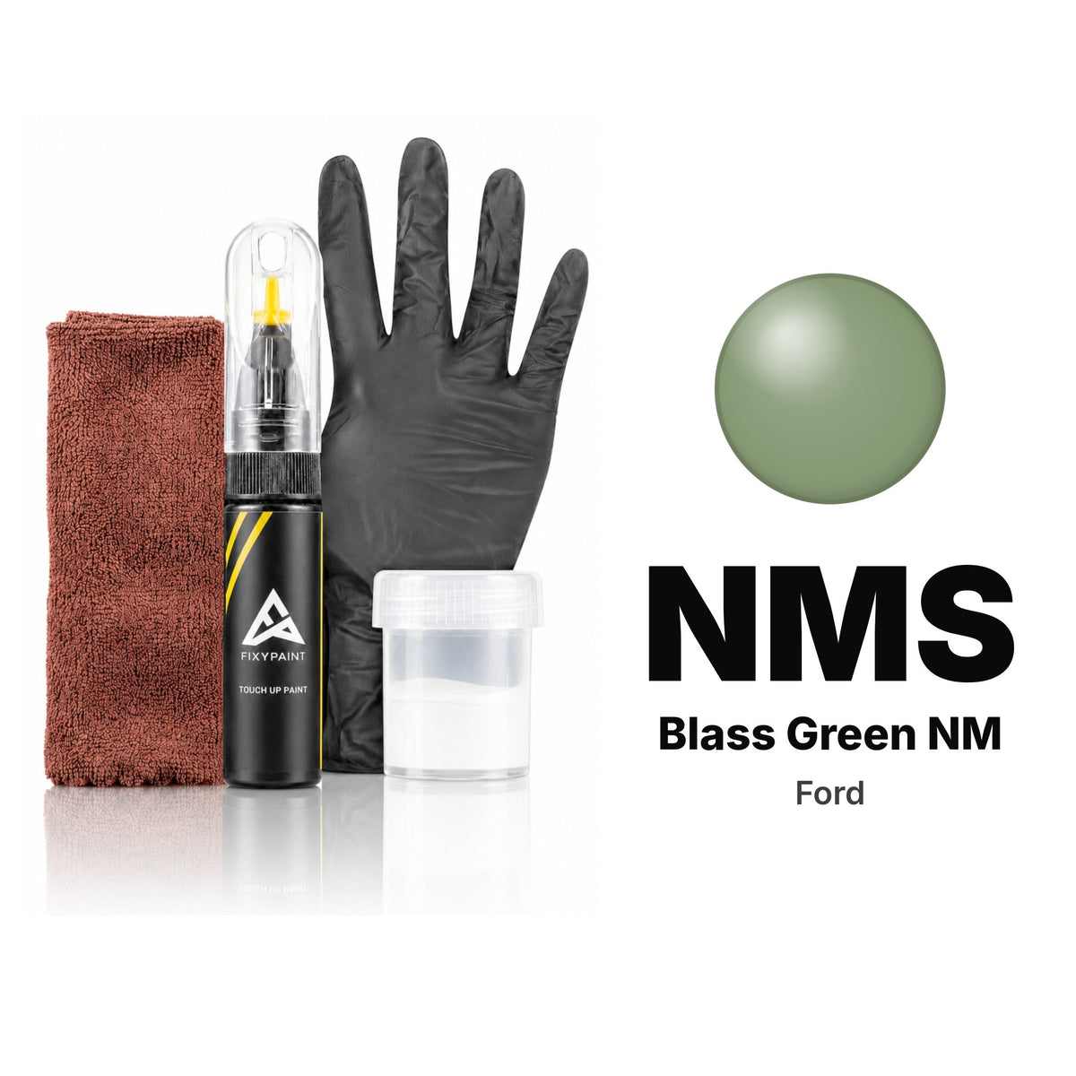 Touch-up paint for Ford NMS Blass Green NM, Complete kit