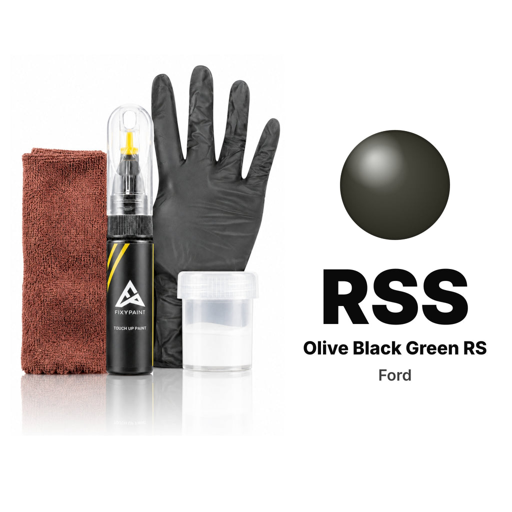 Touch-up paint for Ford RSS Olive Black Green RS, Complete kit