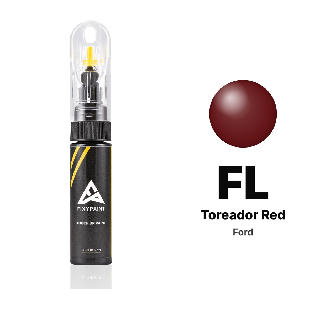 Touch-up paint for Ford FL Toreador Red, Basic kit