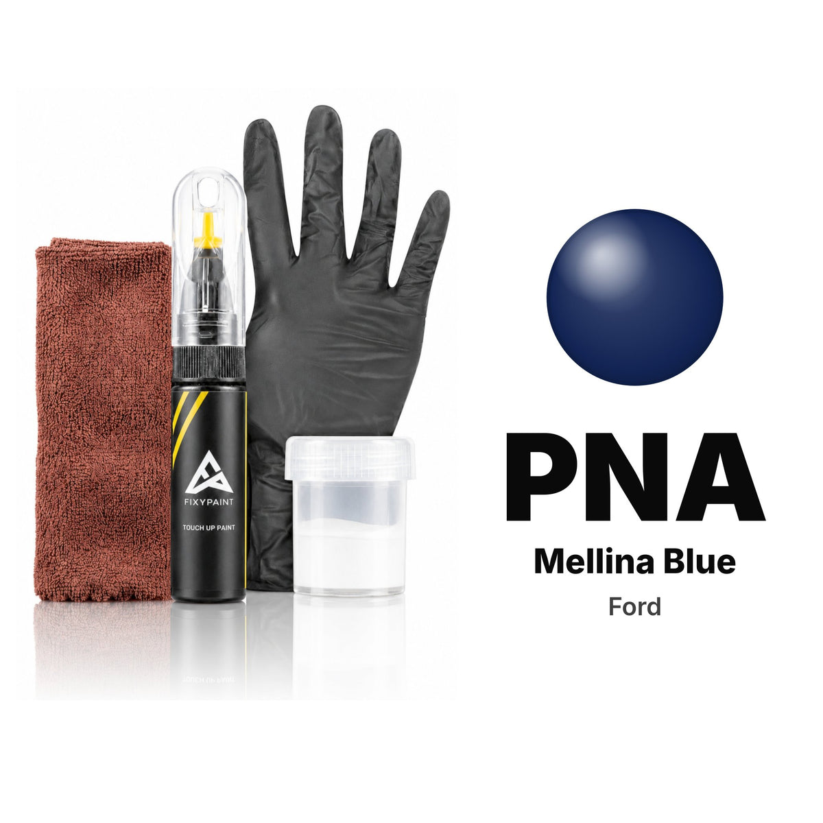 Touch-up paint for Ford PNA Mellina Blue, Complete kit