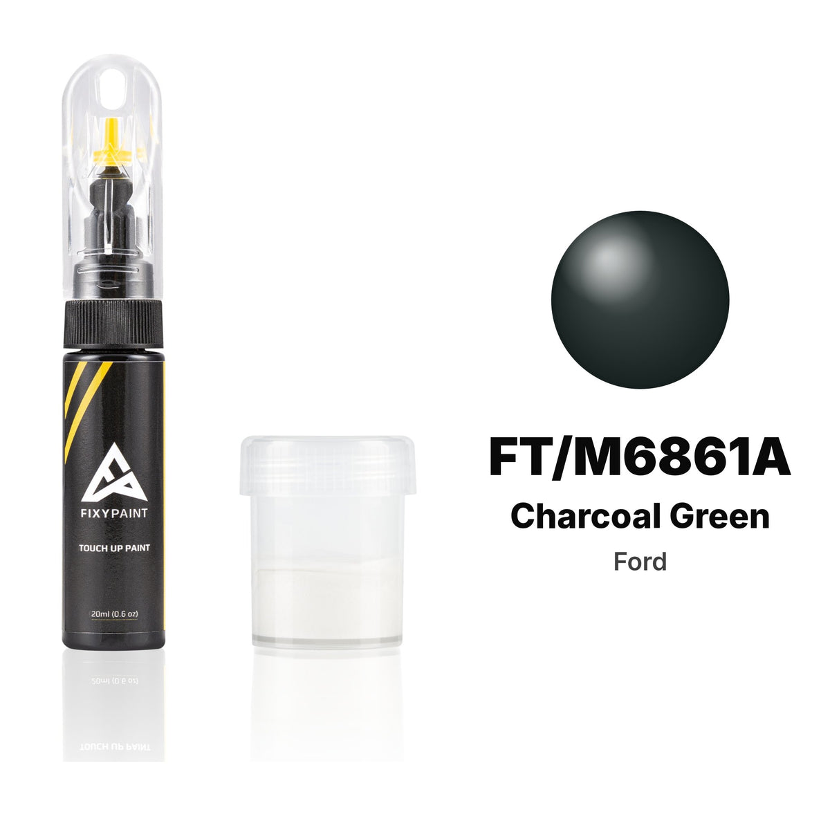 Touch-up paint for Ford FT/M6861A Charcoal Green, Standard kit