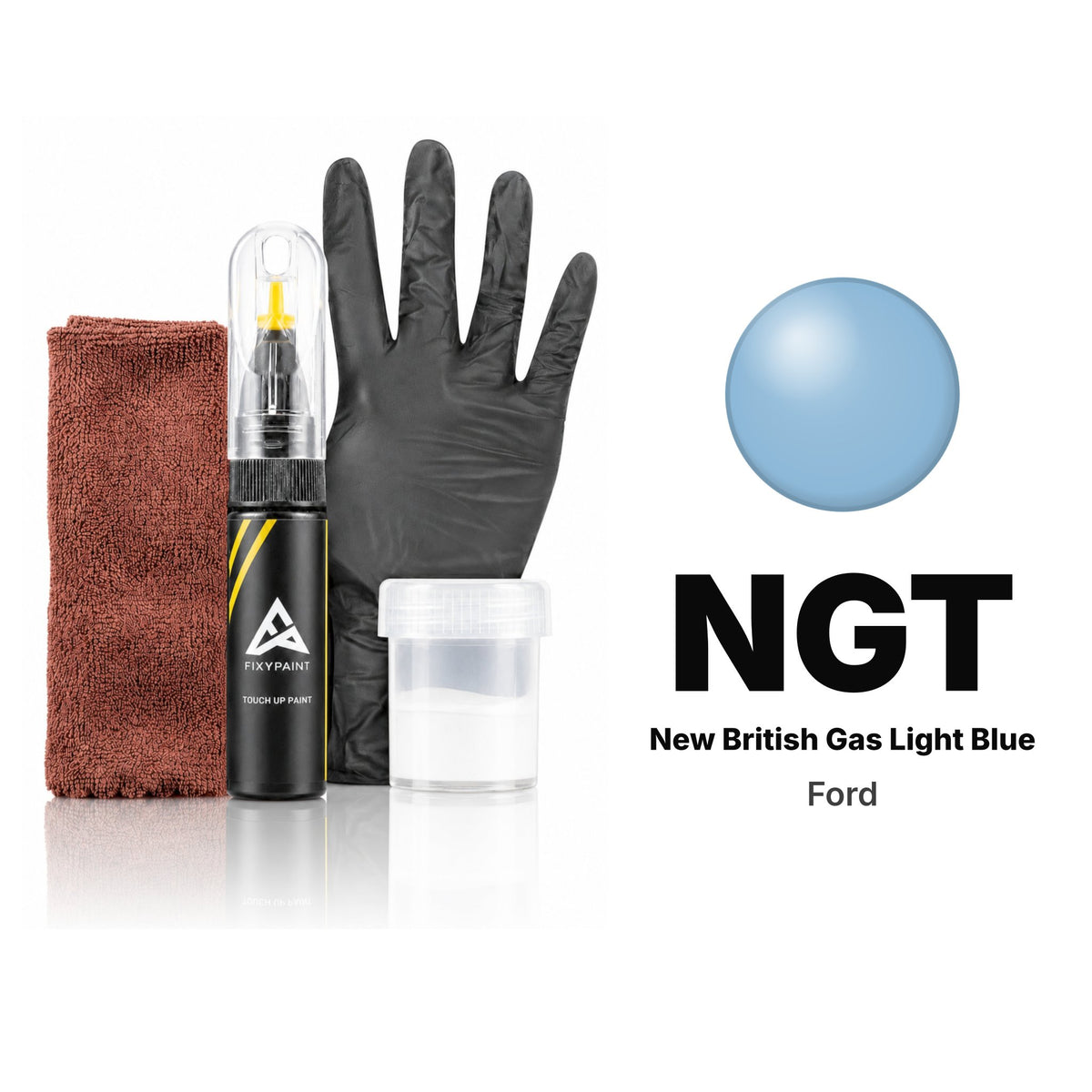 Peinture de retouche pour Ford – NGT New British Gas Light Blue (tous modèles, depuis 1999), kit Complet
