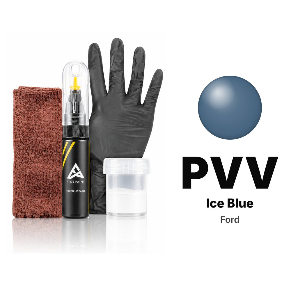 Lackstift für Ford – PVV Ice Blue (alle Modelle, ab 2000), Set Komplett
