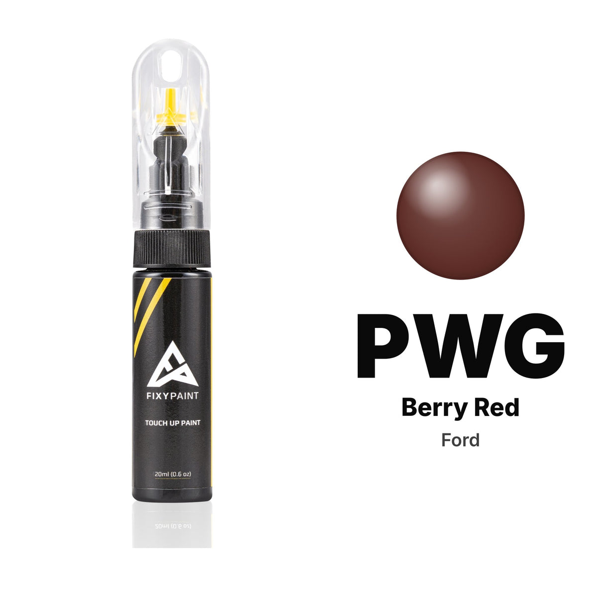 Touch-up paint for Ford PWG Berry Red, Basic kit