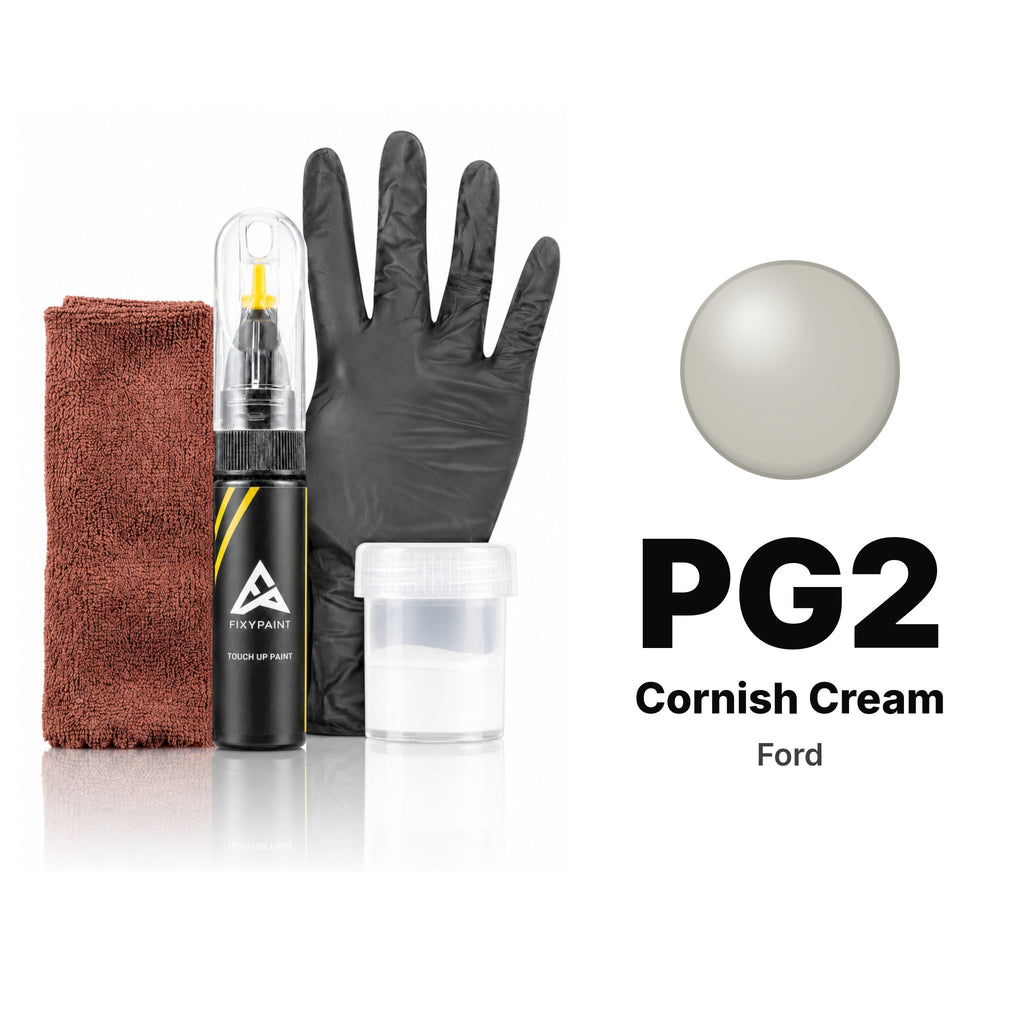 Touch-up paint for Ford PG2 Cornish Cream, Complete kit
