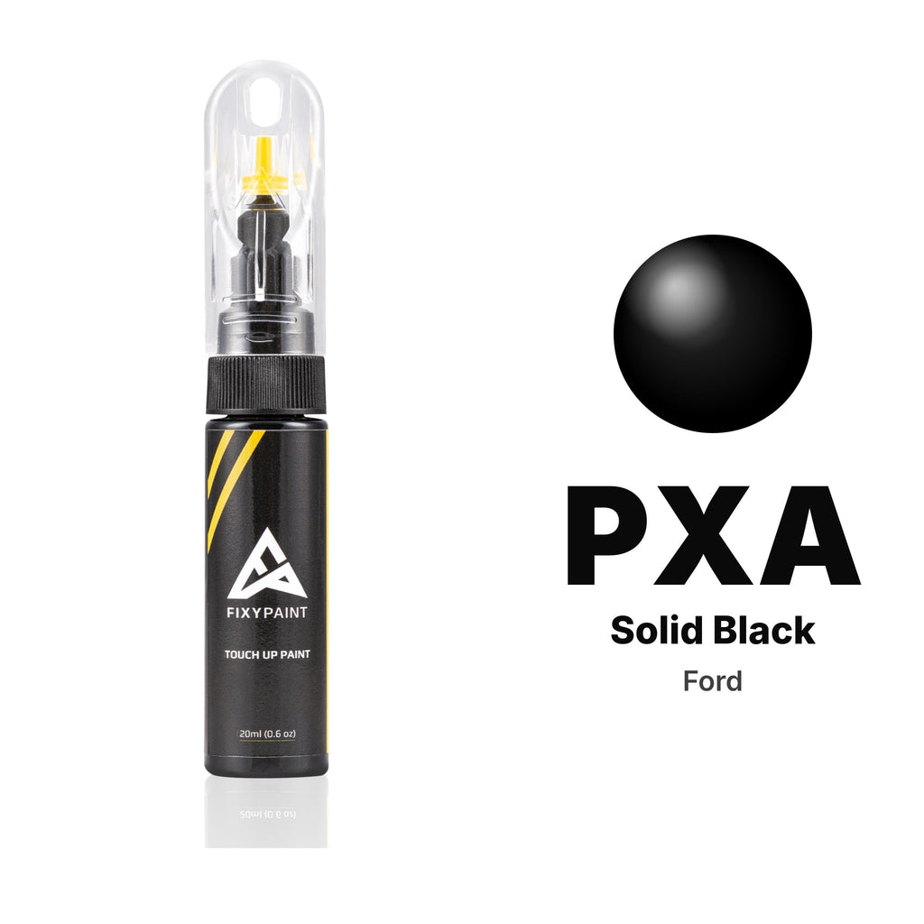 Touch-up paint for Ford PXA Solid Black, Basic kit