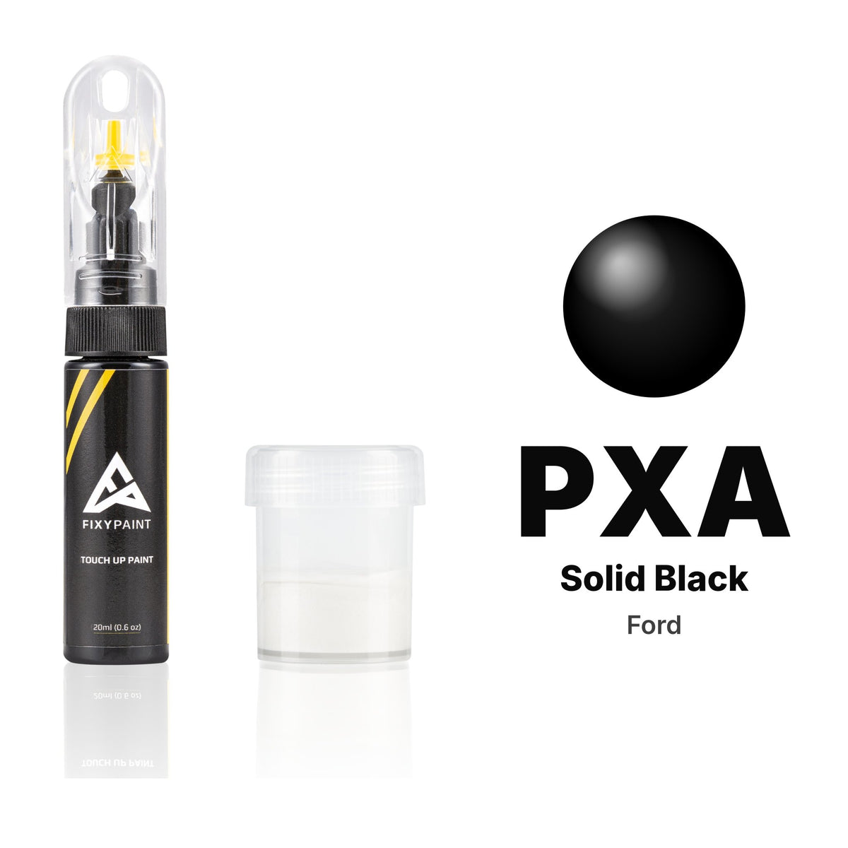 Touch-up paint for Ford PXA Solid Black, Standard kit
