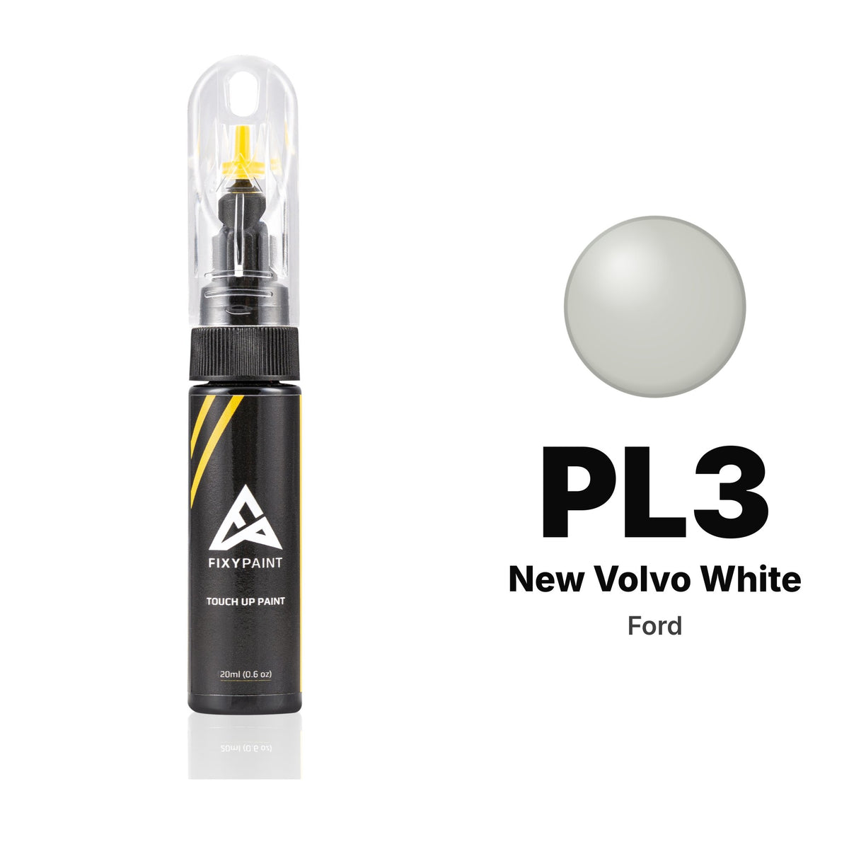 Vernice ritocco per Ford – PL3 New Volvo White (tutti i modelli, dal 2002), kit Base