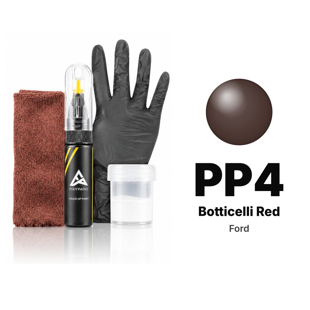 Touch-up paint for Ford PP4 Botticelli Red, Complete kit