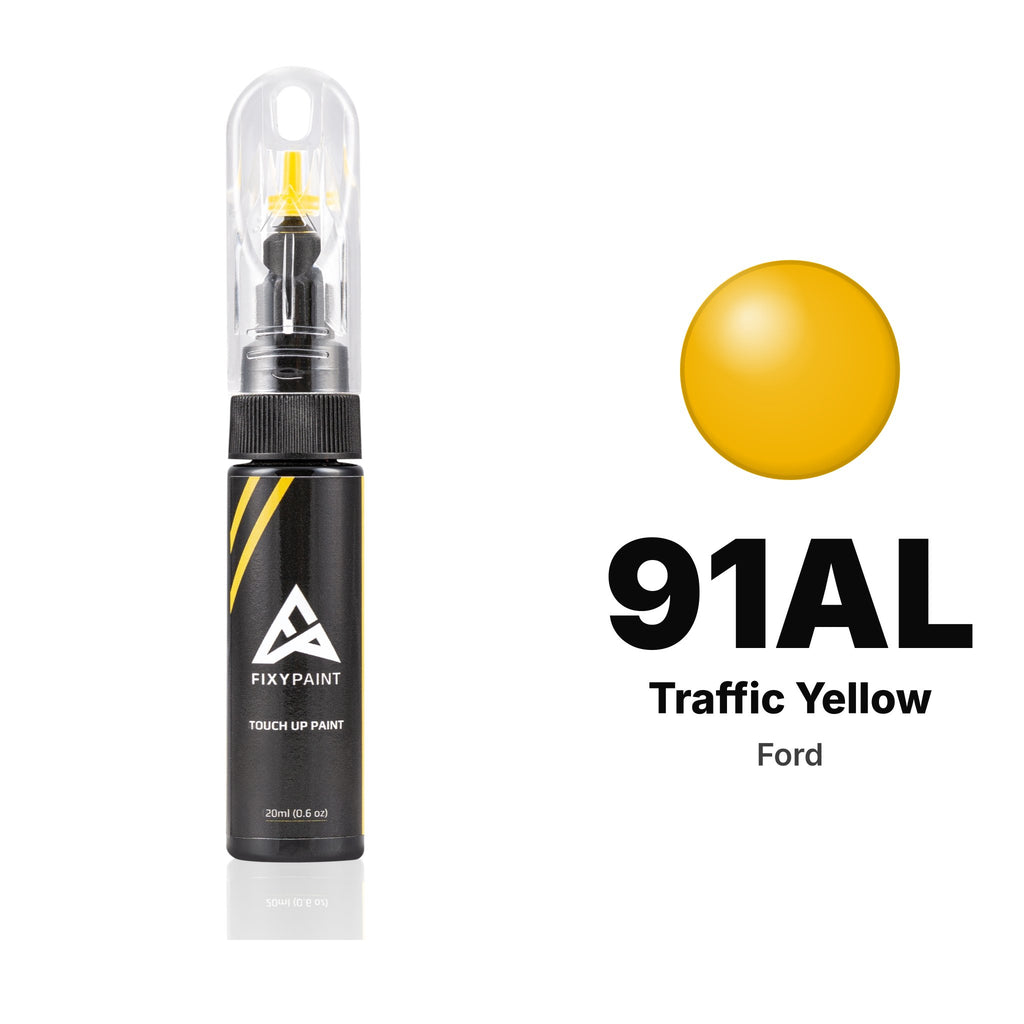 Touch-up paint for Ford 91AL Traffic Yellow, Basic kit