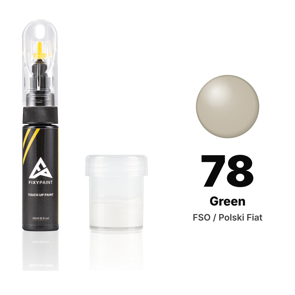 Touch-up paint for FSO / Polski Fiat 78 Green, Standard kit