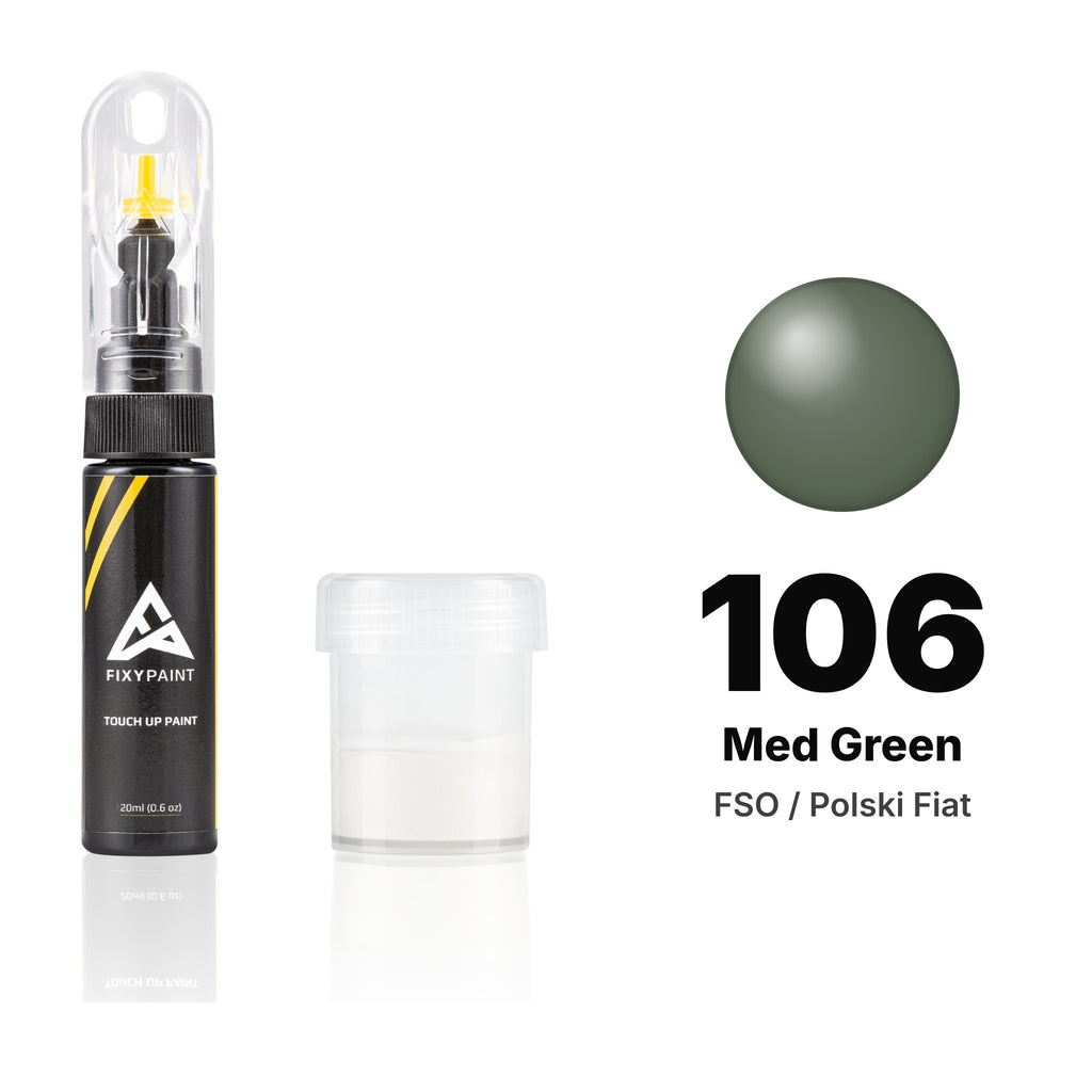 Touch-up paint for FSO / Polski Fiat 106 Med Green, Standard kit