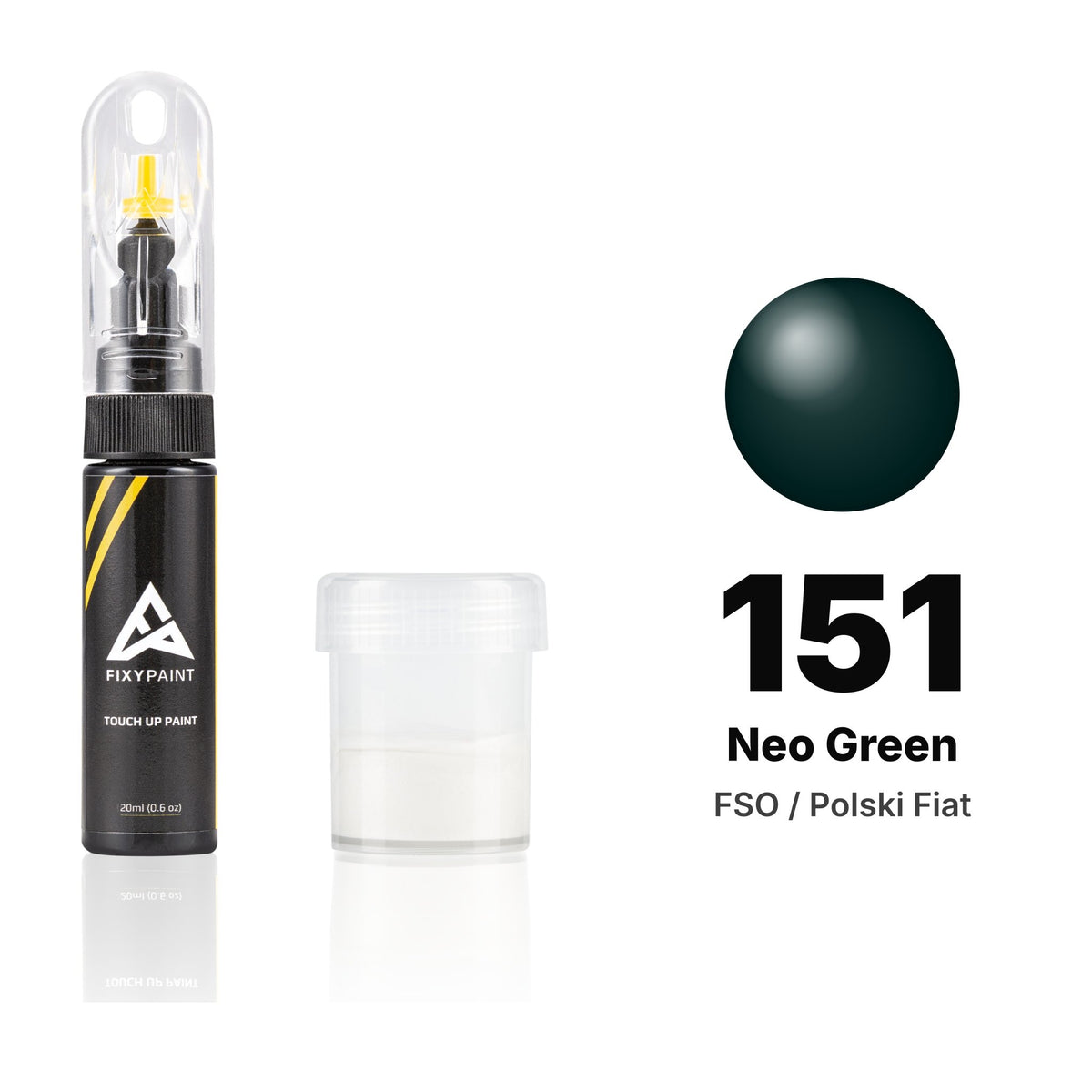 Touch-up paint for FSO / Polski Fiat 151 Neo Green, Standard kit