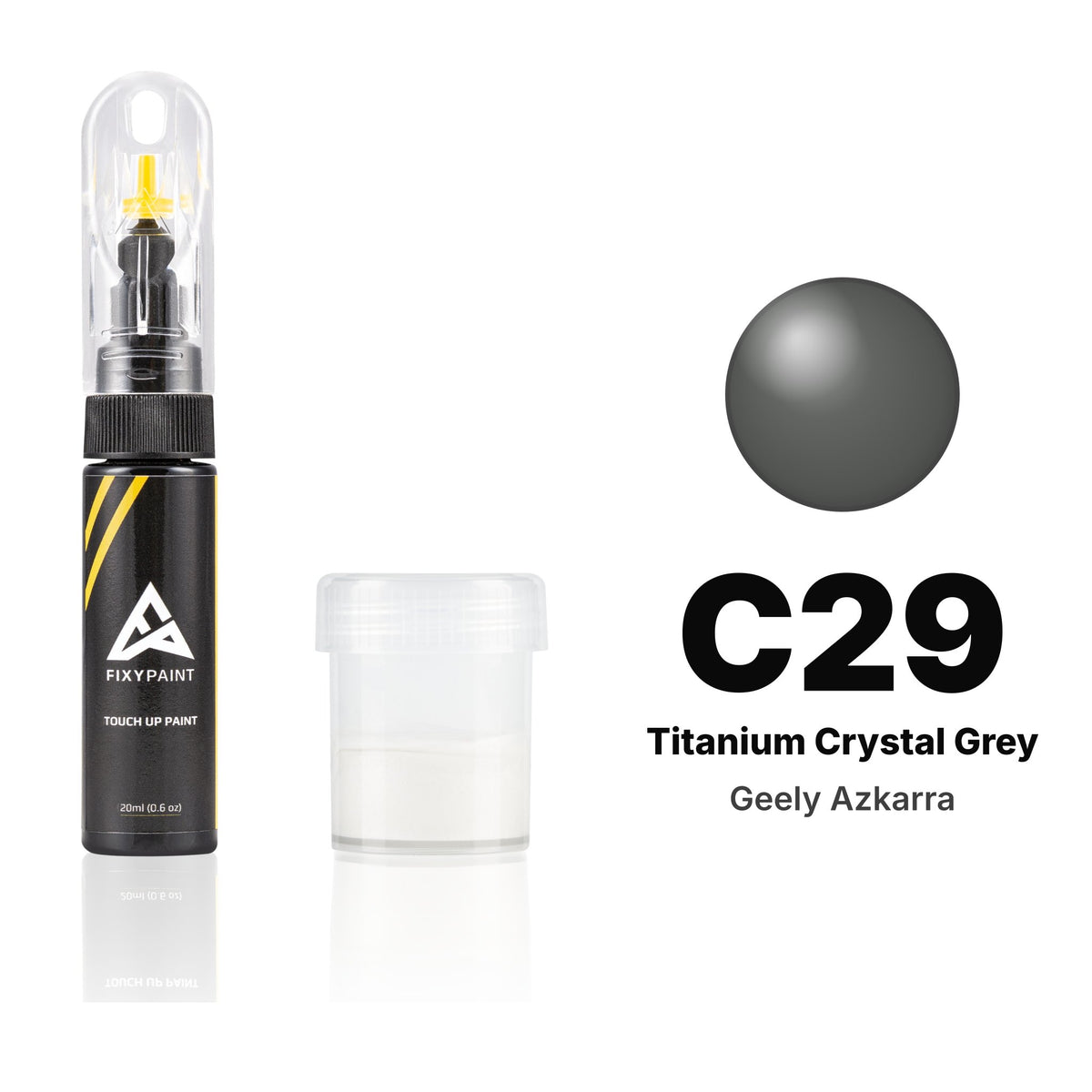 Touch-up paint for Geely Azkarra C29 Titanium Crystal Grey, Standard kit