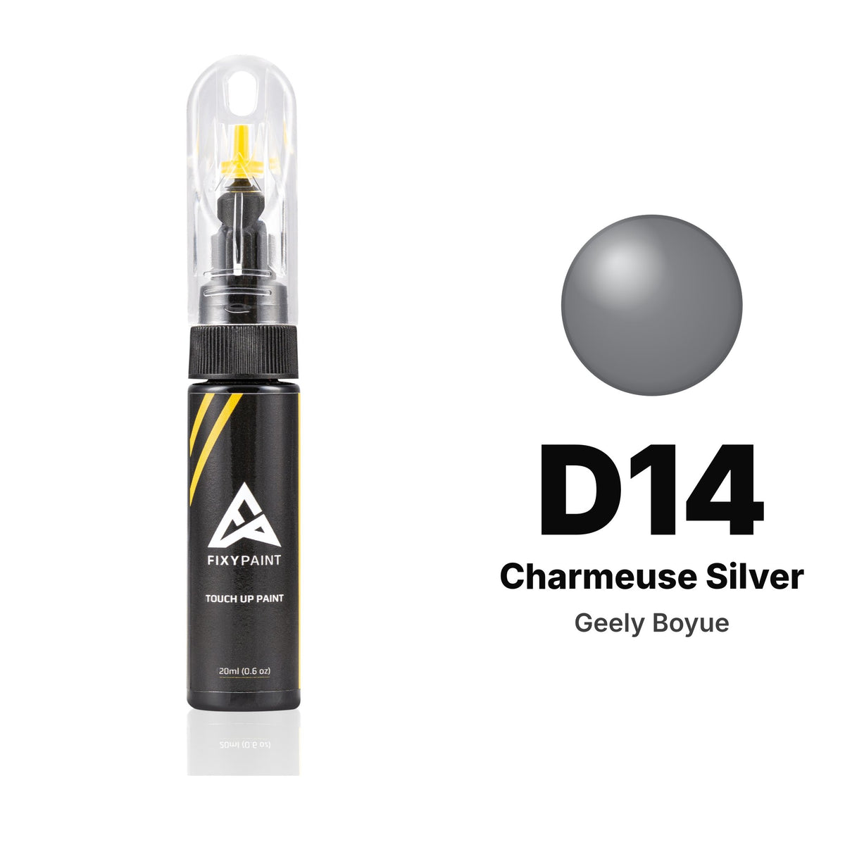 Touch-up paint for Geely Boyue D14 Charmeuse Silver, Basic kit