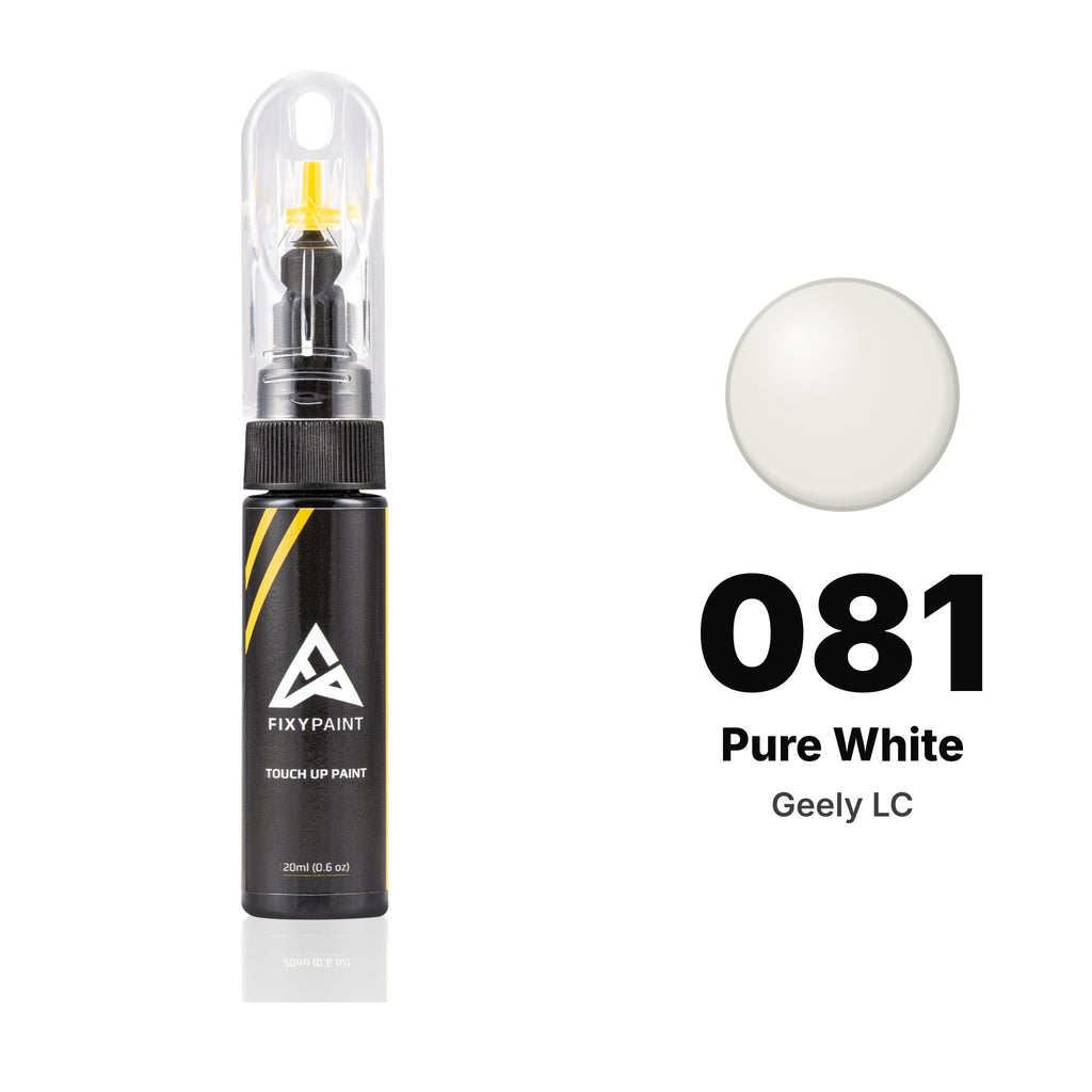 Touch-up paint for Geely LC 081 Pure White, Basic kit