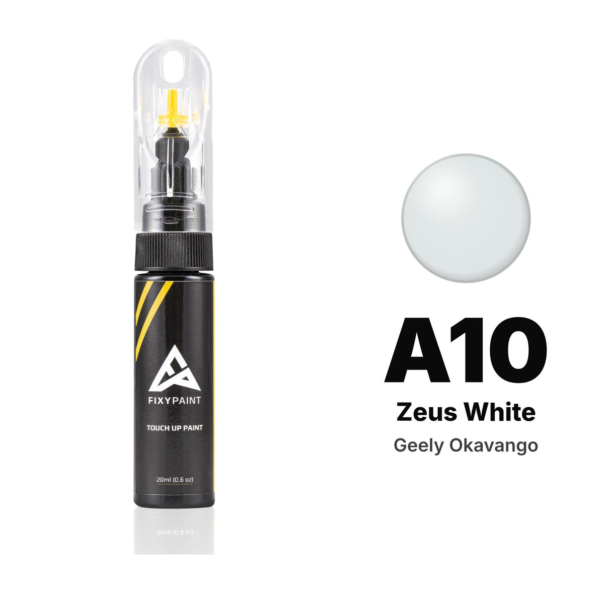 Touch-up paint for Geely Okavango A10 Zeus White, Basic kit