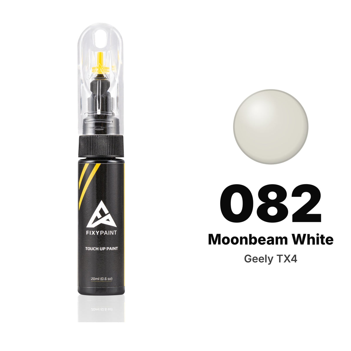 Geely TX4 082 Moonbeam White touch-up paint, Basic kit