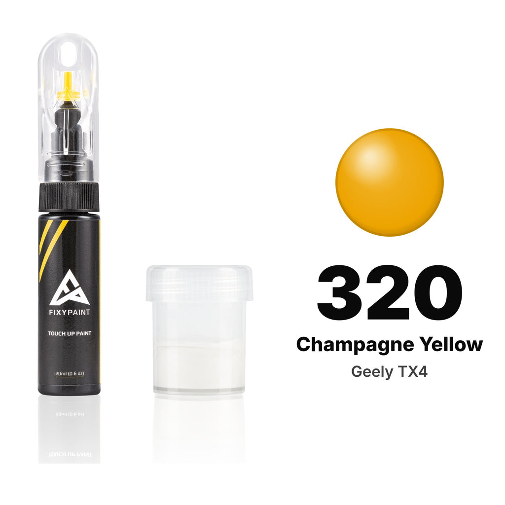 Touch-up paint for Geely TX4 320 Champagne Yellow, Standard kit