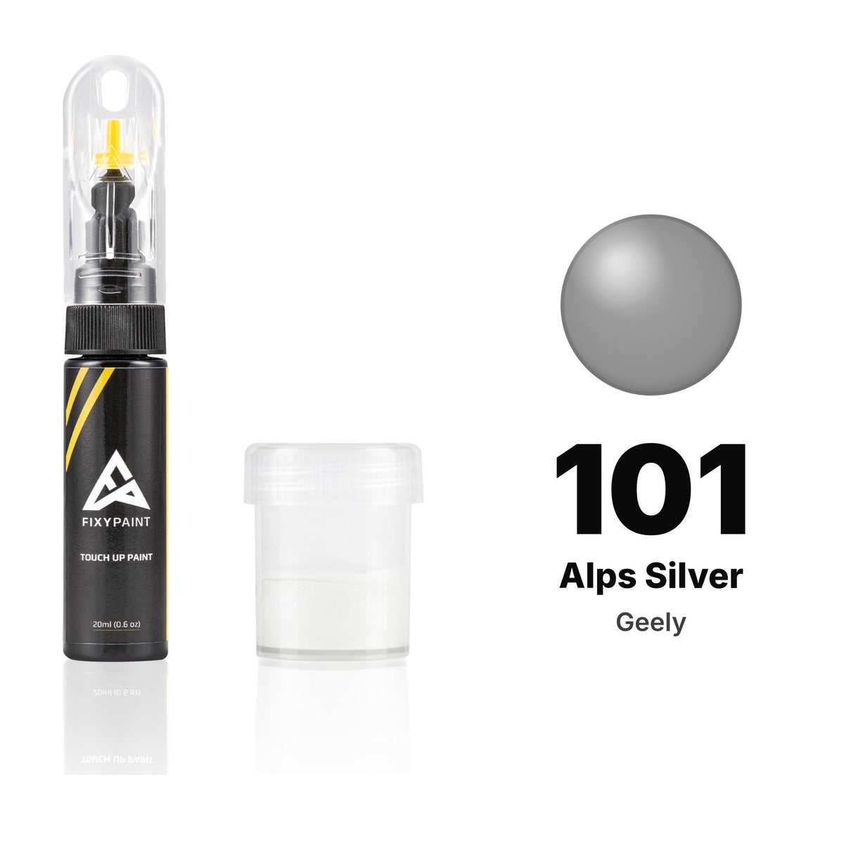 Touch-up paint for Geely 101 Alps Silver, Standard kit