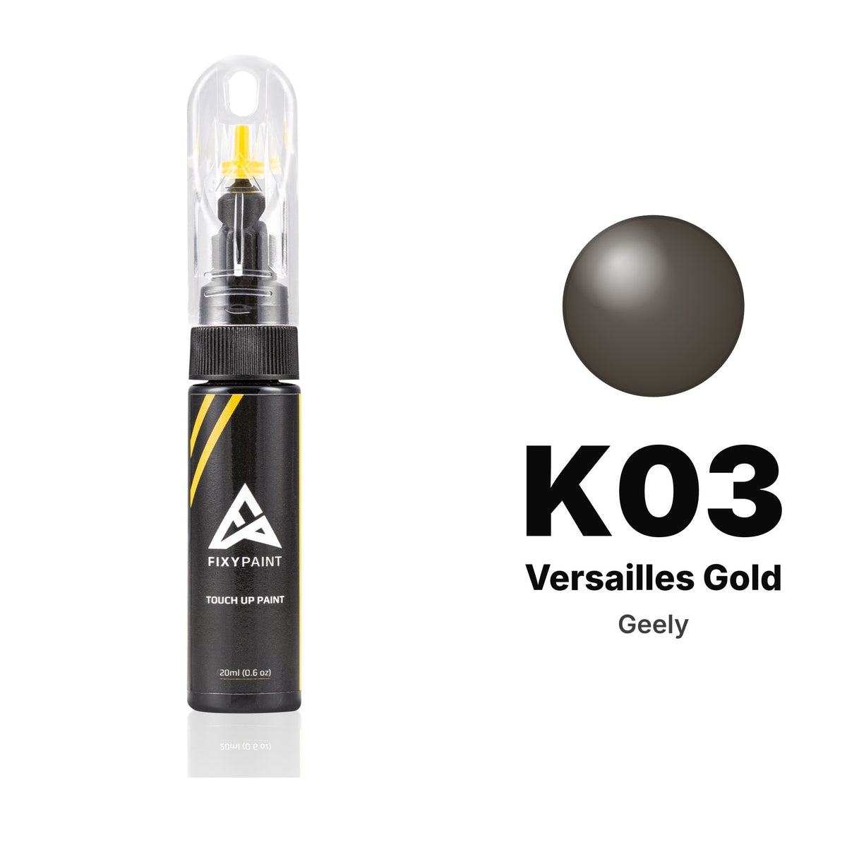 Geely K03 Versailles Gold touch-up paint, Basic kit
