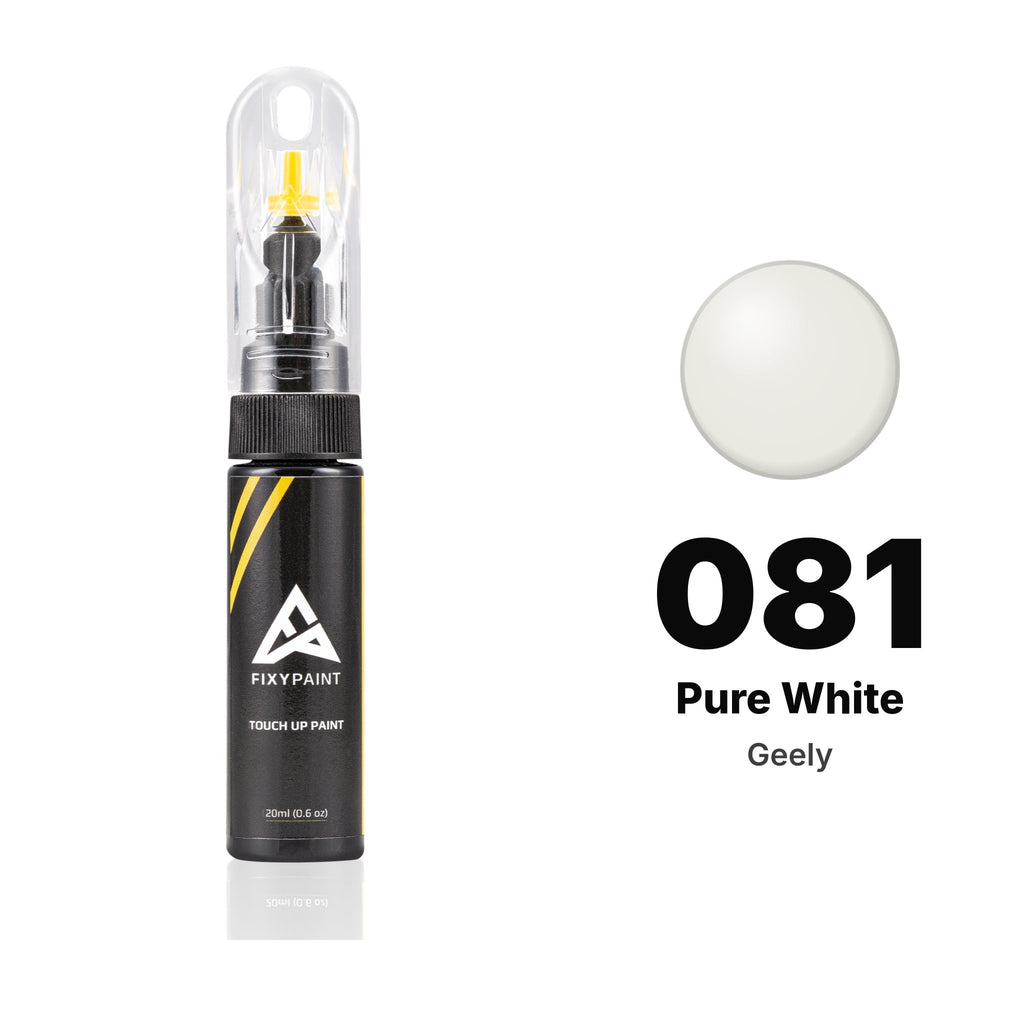 Touch-up paint for Geely 081 Pure White, Basic kit