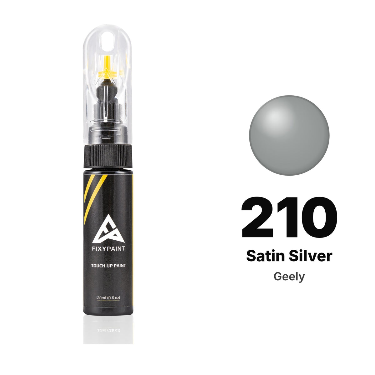 Geely 210 Satin Silver touch-up paint, Basic kit