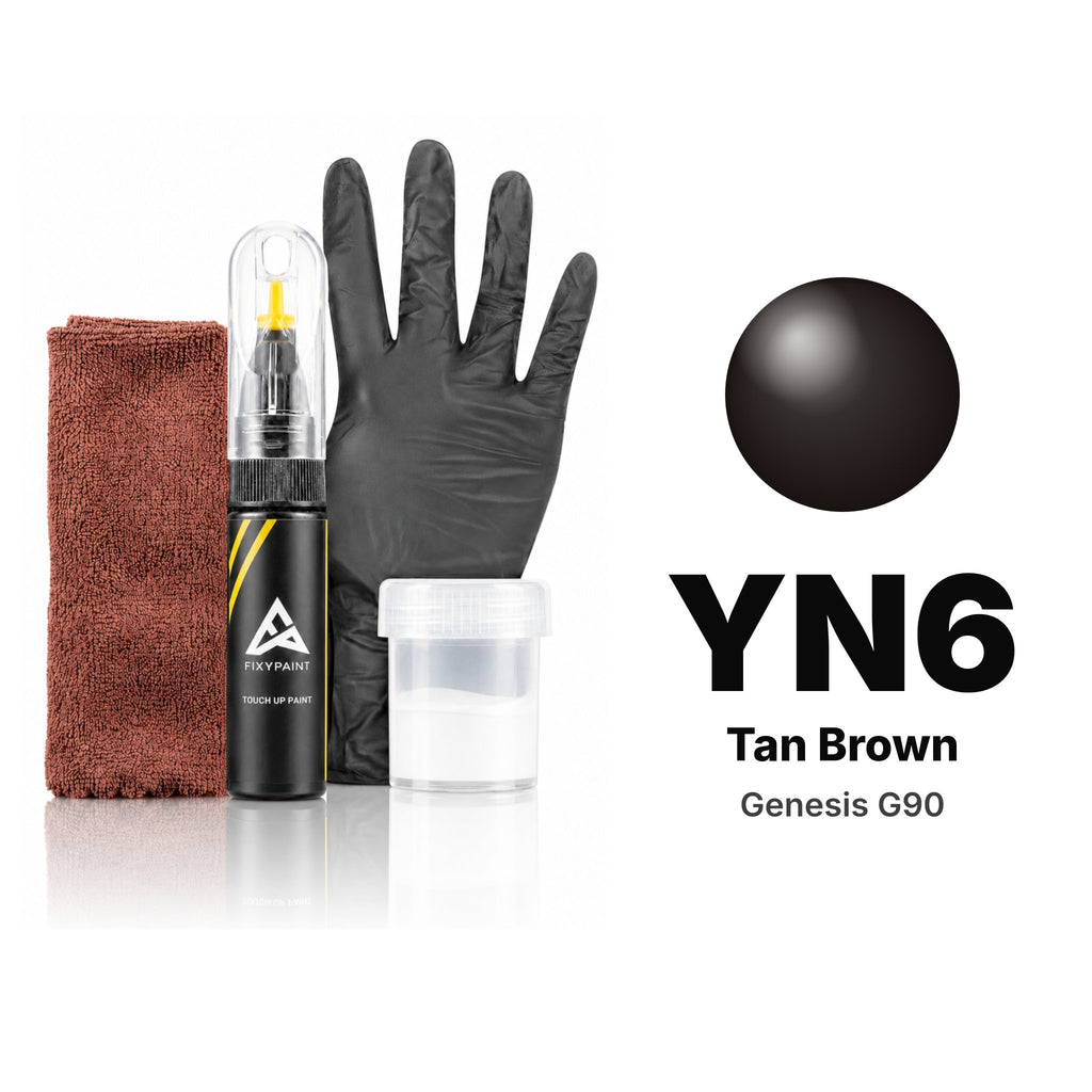 Touch-up paint for Genesis G90 YN6 Tan Brown, Complete kit
