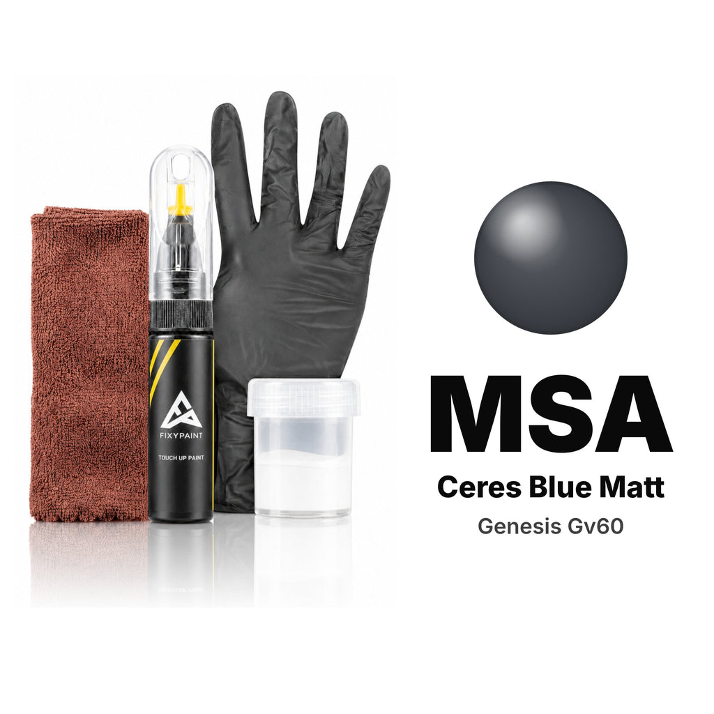 Touch-up paint for Genesis GV60 MSA Ceres Blue Matt, Complete kit
