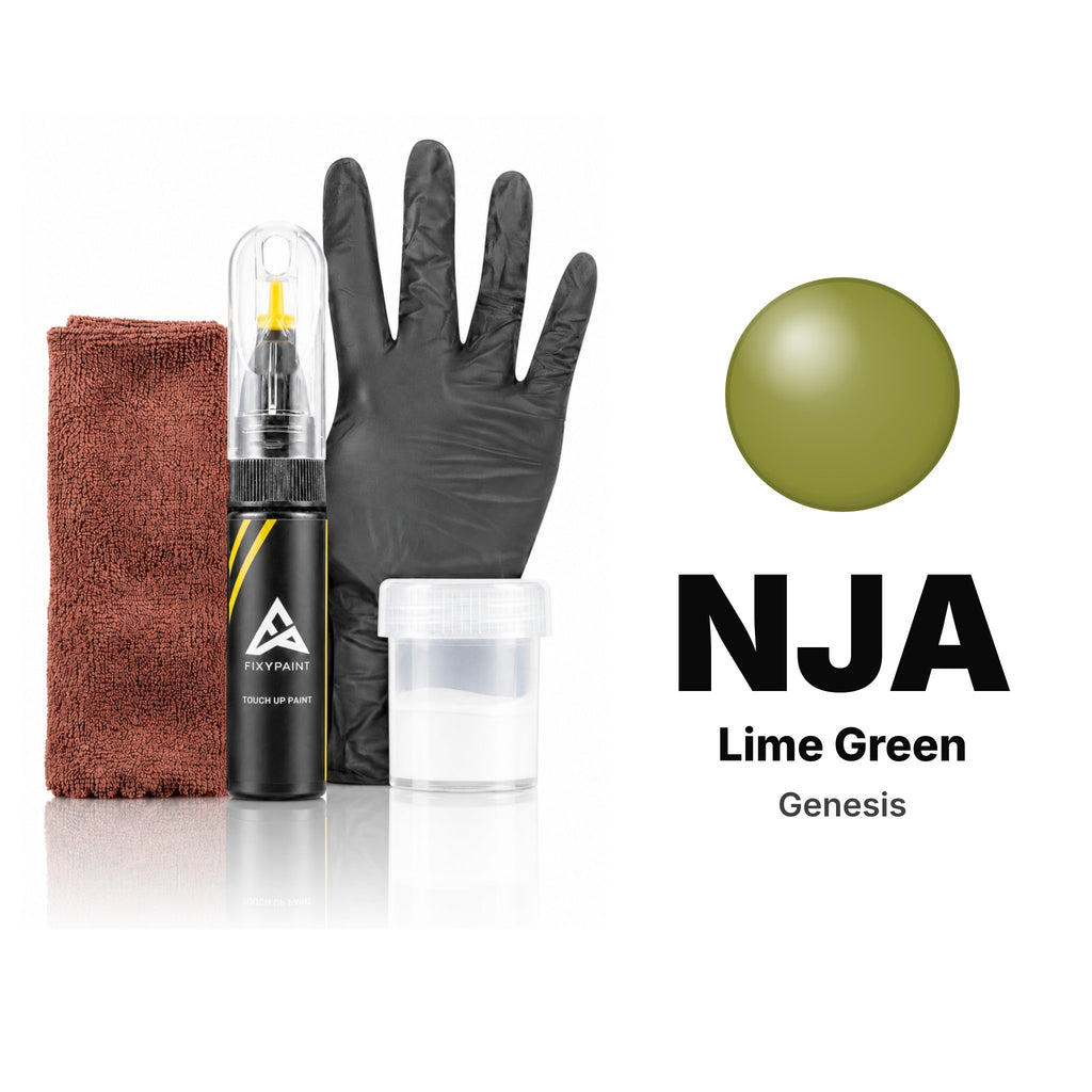 Touch-up paint for Genesis NJA Lime Green, Complete kit