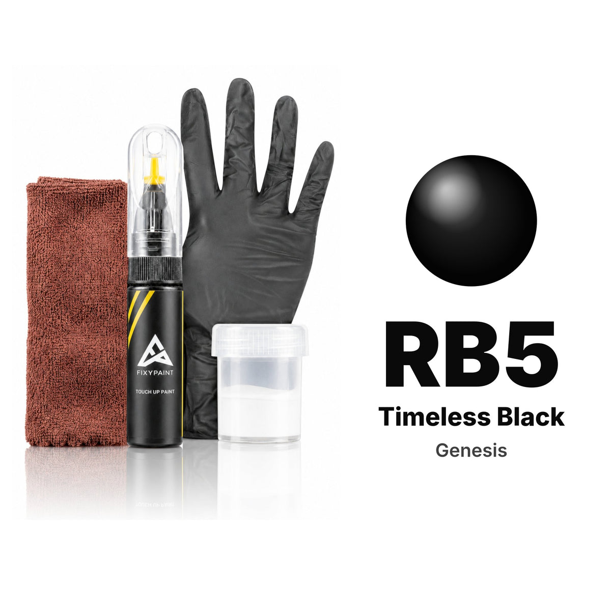 Touch-up paint for Genesis RB5 Timeless Black, Complete kit