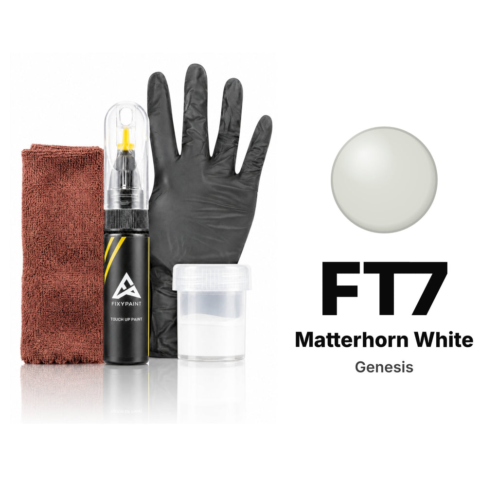 Touch-up paint for Genesis FT7 Matterhorn White, Complete kit