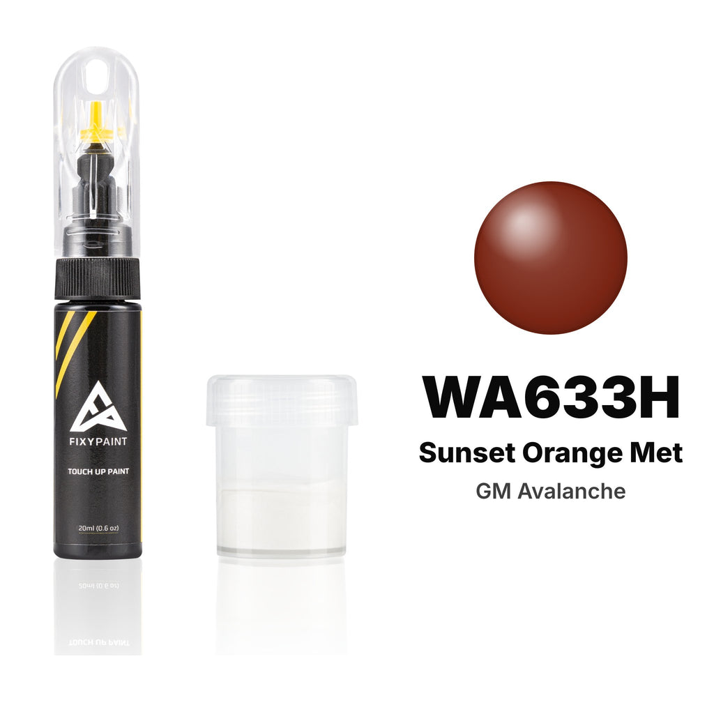 Touch-up paint for GM Avalanche WA633H Sunset Orange Met, Standard kit
