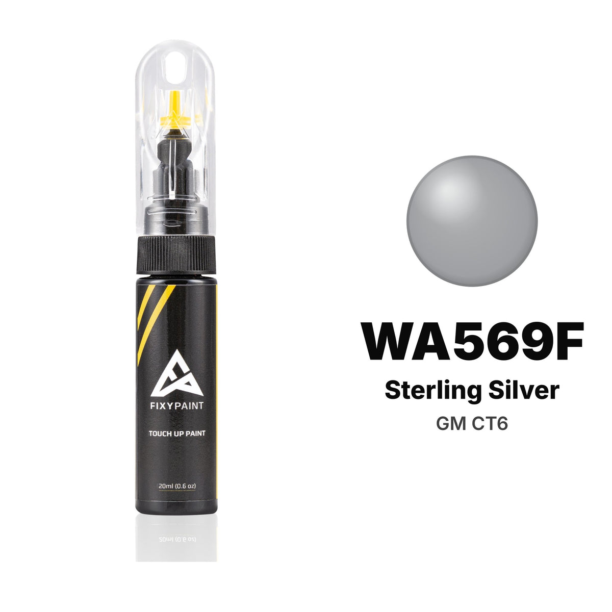 Touch-up paint for GM CT6 WA569F Sterling Silver, Basic kit