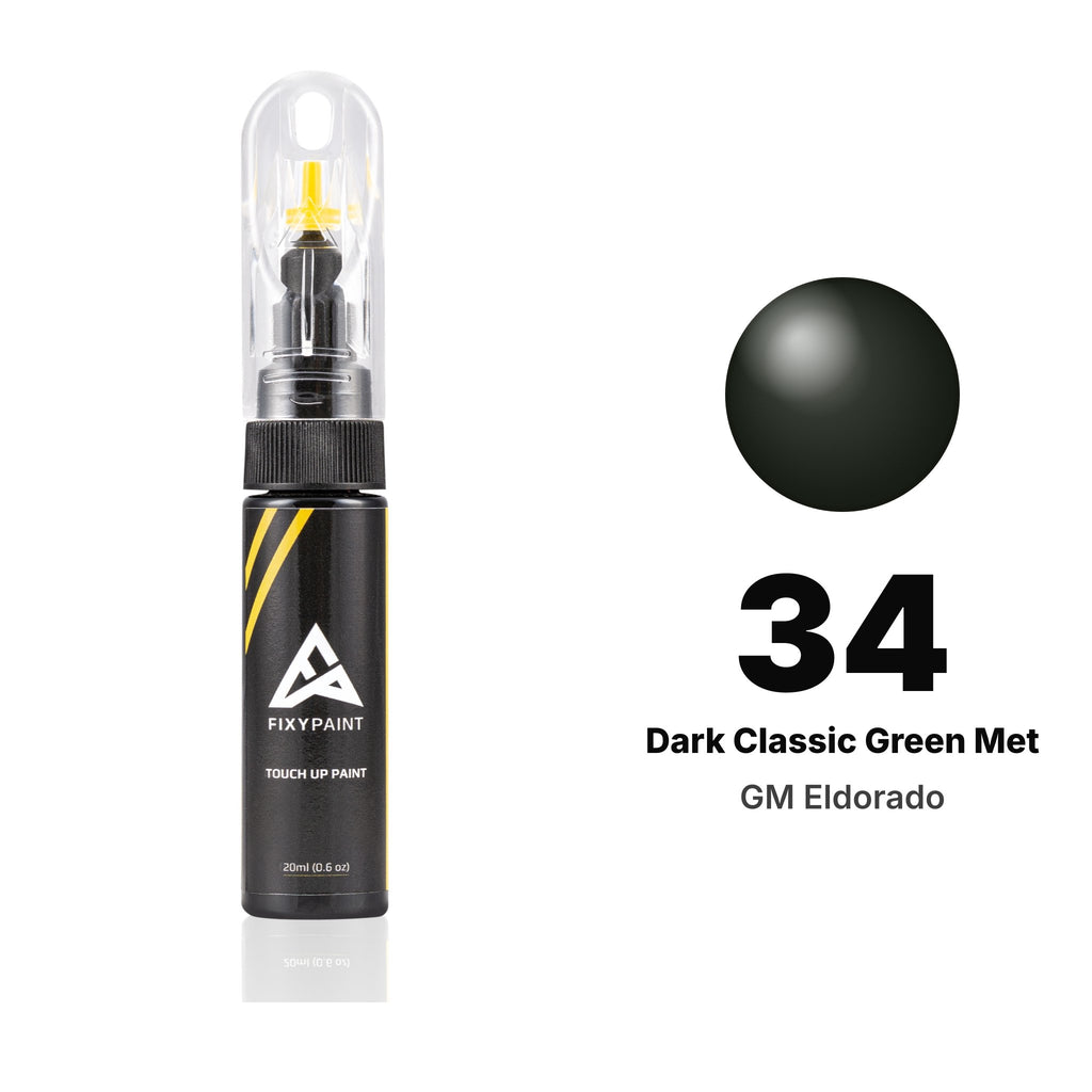 Touch-up paint for GM Eldorado 34 Dark Classic Green Met, Basic kit