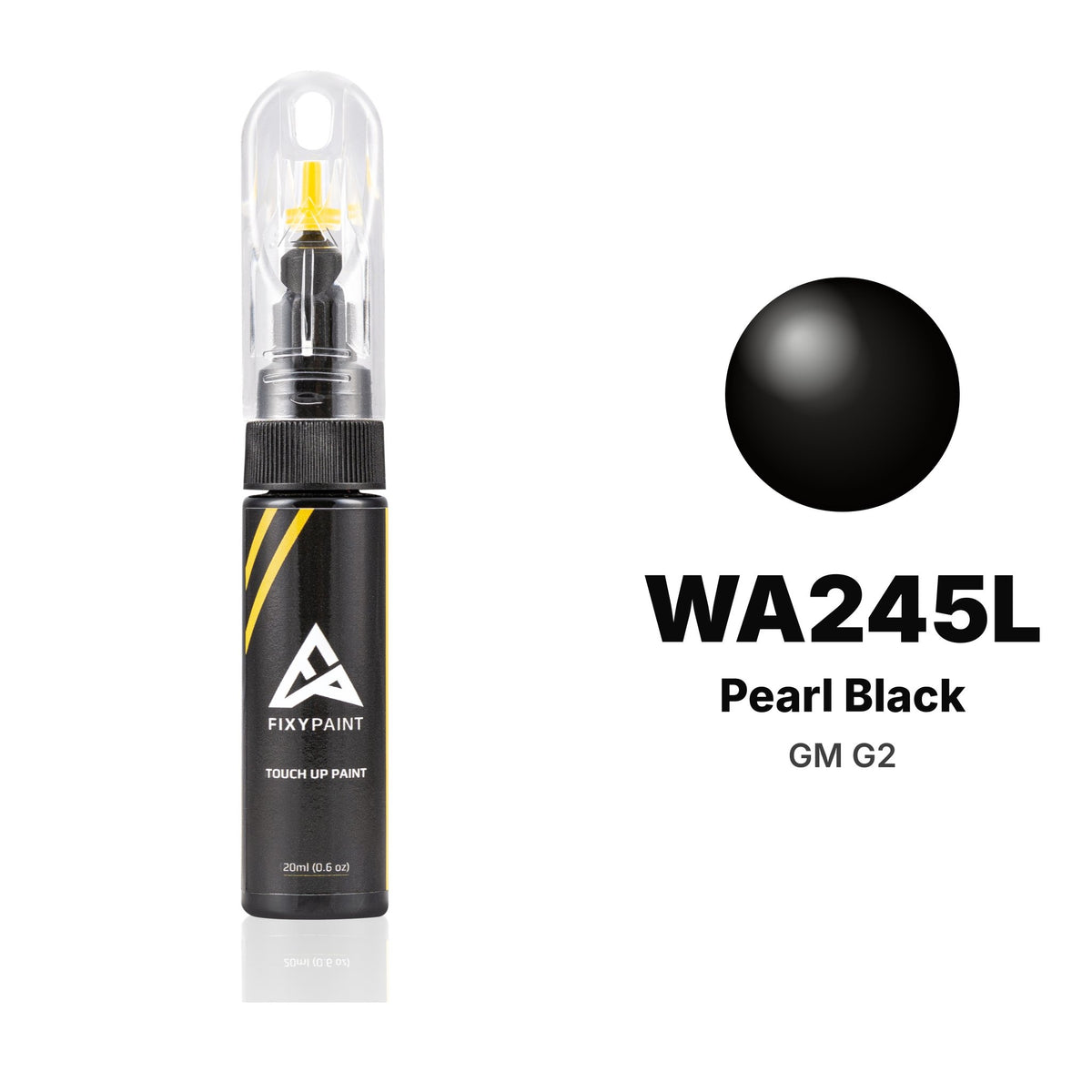 Touch-up paint for GM G2 WA245L Pearl Black, Basic kit