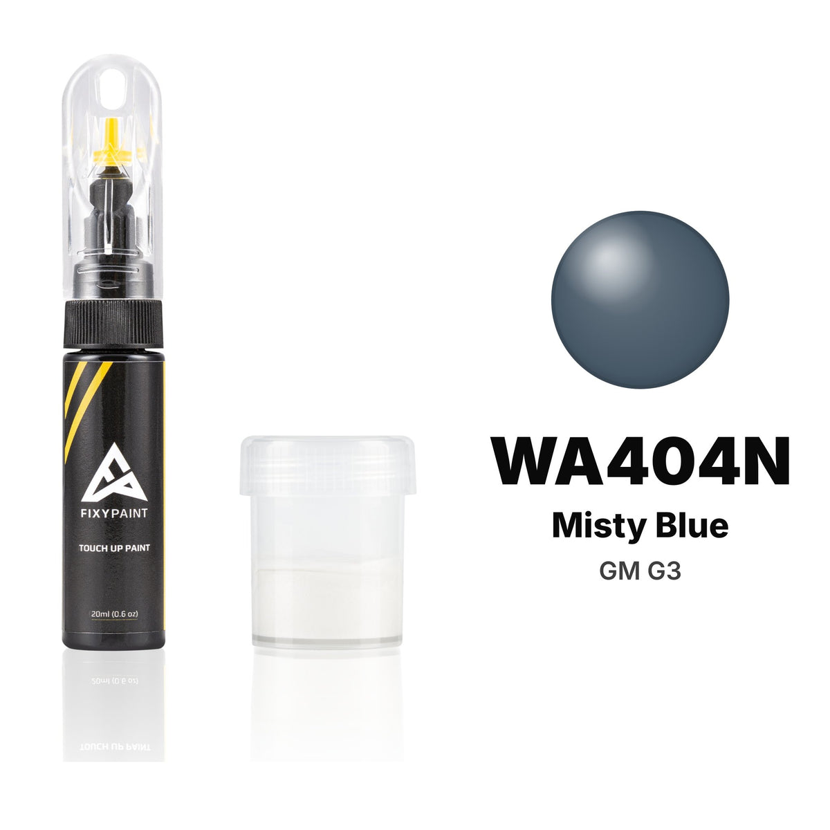 Touch-up paint for GM G3 WA404N Misty Blue, Standard kit