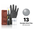 Touch-up paint for GM Oldsmobile 13 Georgian Silver Poly, Complete kit
