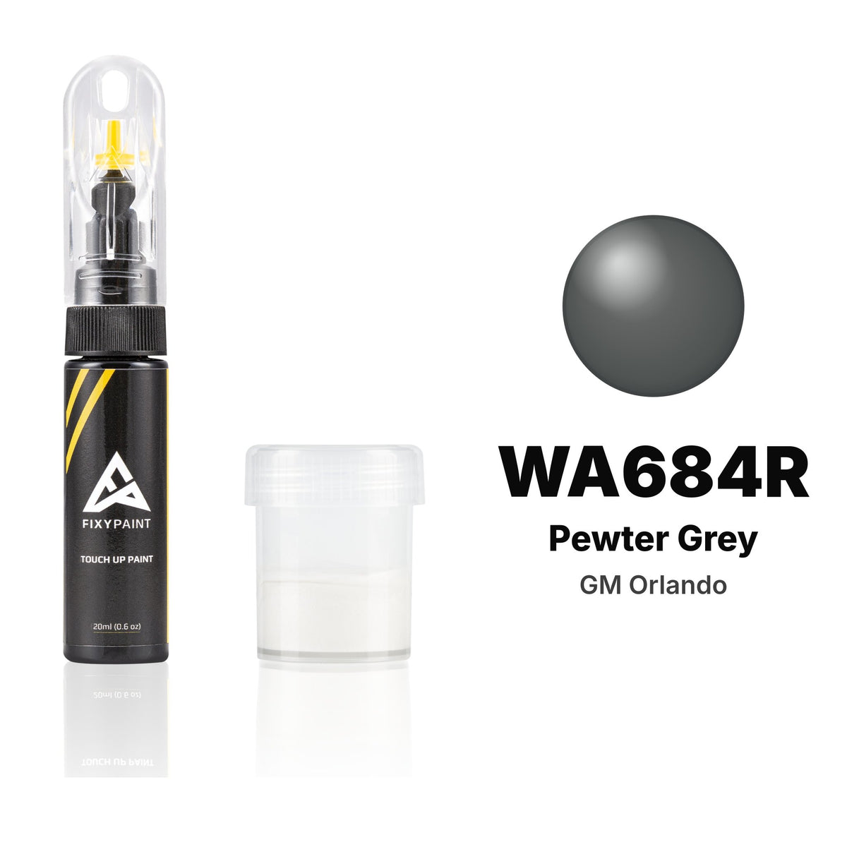 Touch-up paint for GM Orlando WA684R Pewter Grey, Standard kit