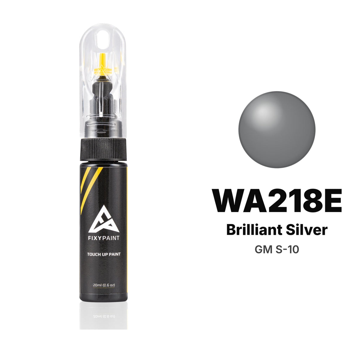 Touch-up paint for GM S-10 WA218E Brilliant Silver, Basic kit