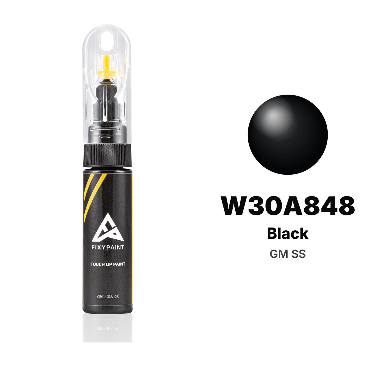 GM SS W30A848 Black touch-up paint, Basic kit