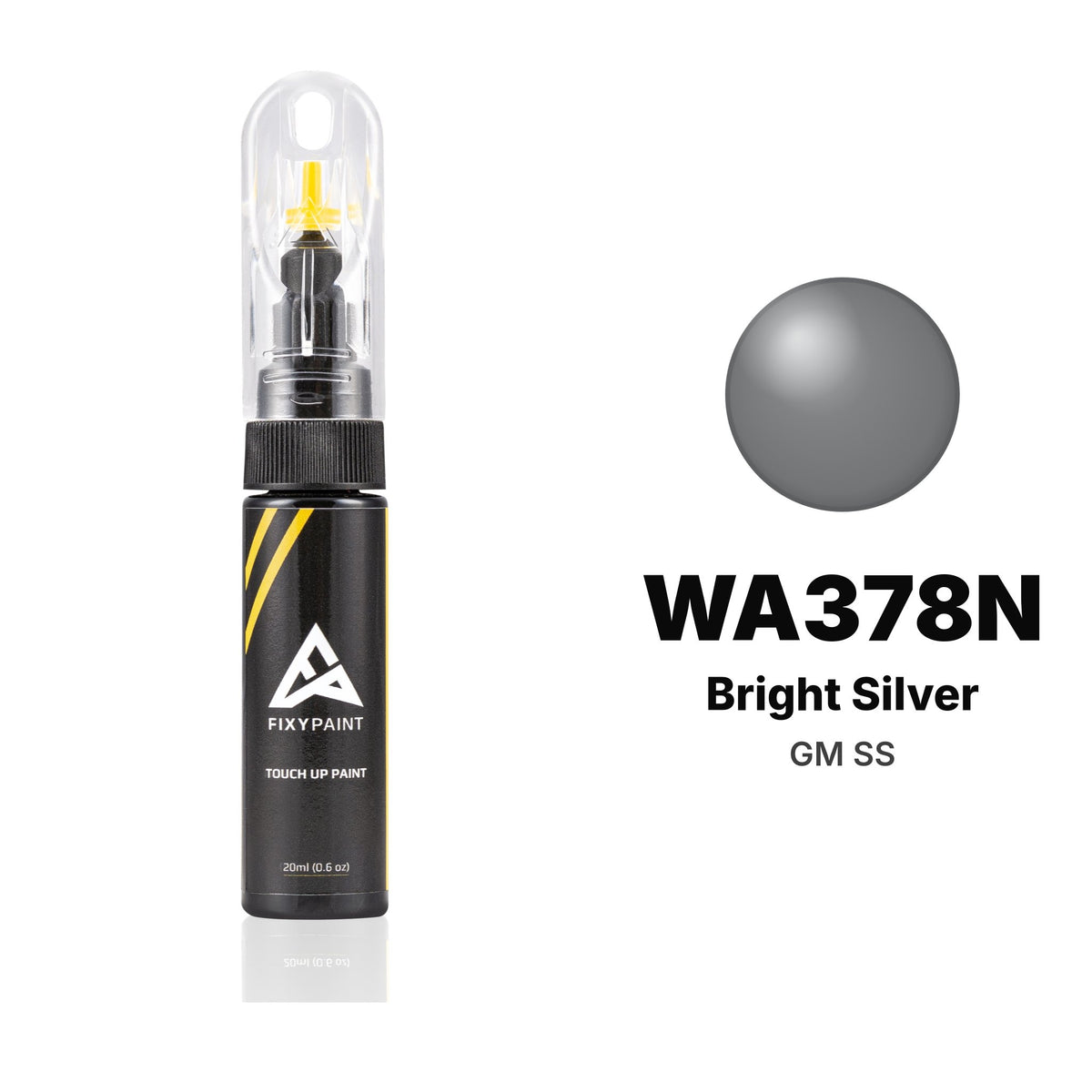 Touch-up paint for GM SS WA378N Bright Silver, Basic kit
