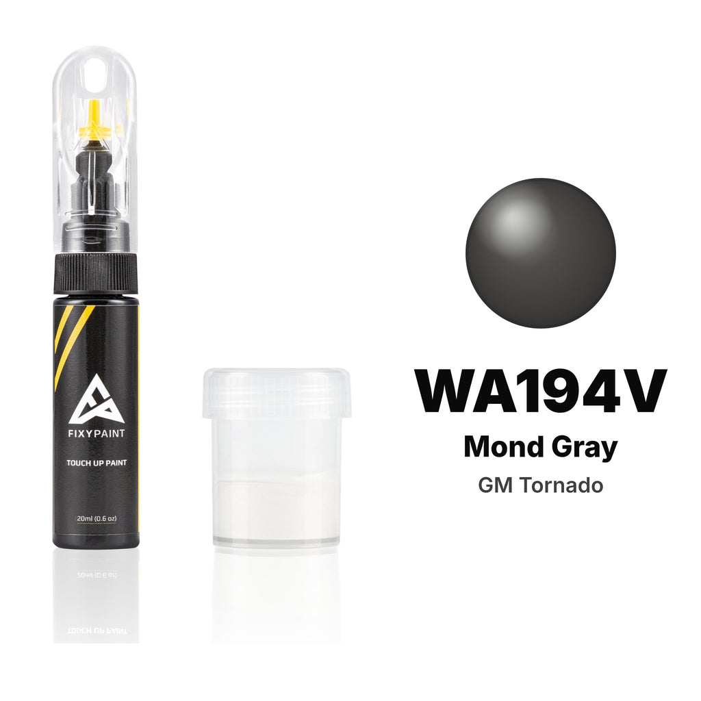 Lackstift für GM Tornado – WA194V Mond Gray (2015), Set Standard