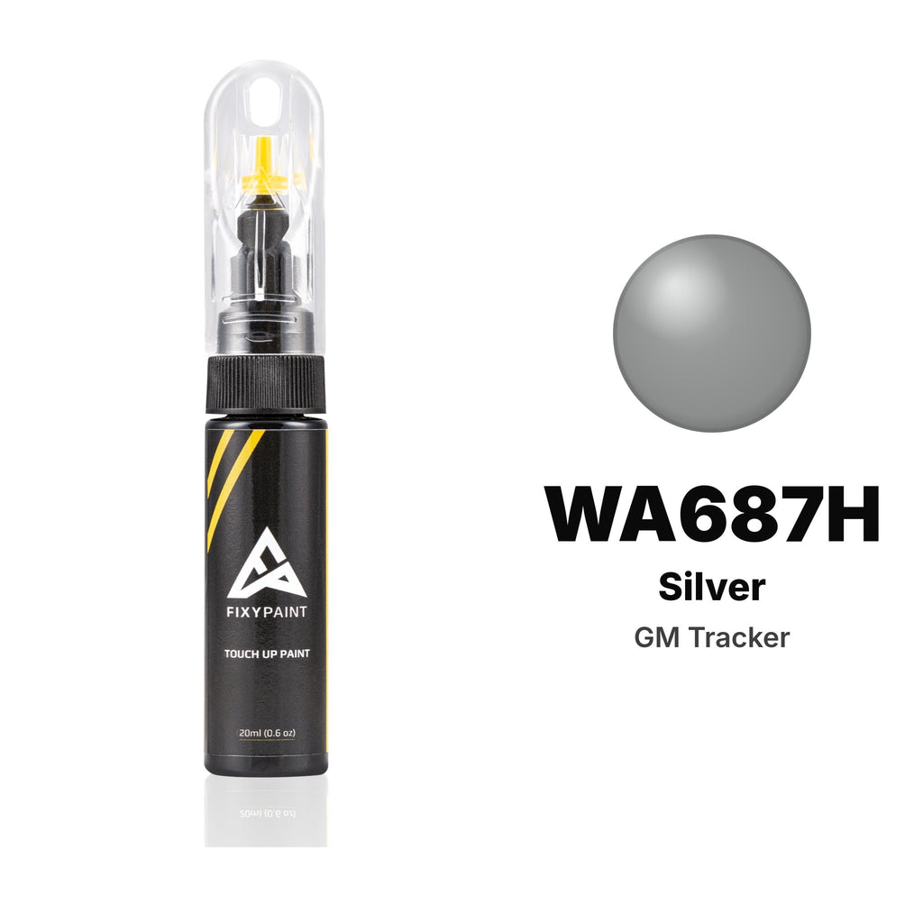 Touch-up paint for GM Tracker WA687H Silver, Basic kit