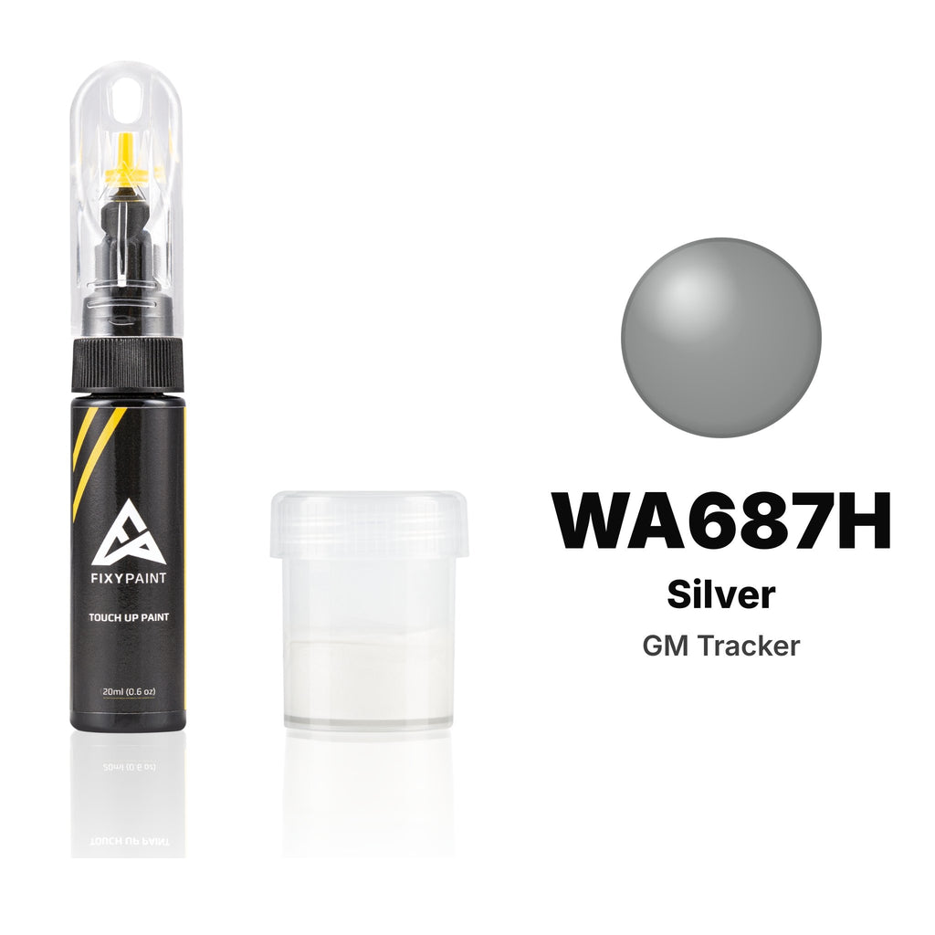 Touch-up paint for GM Tracker WA687H Silver, Standard kit