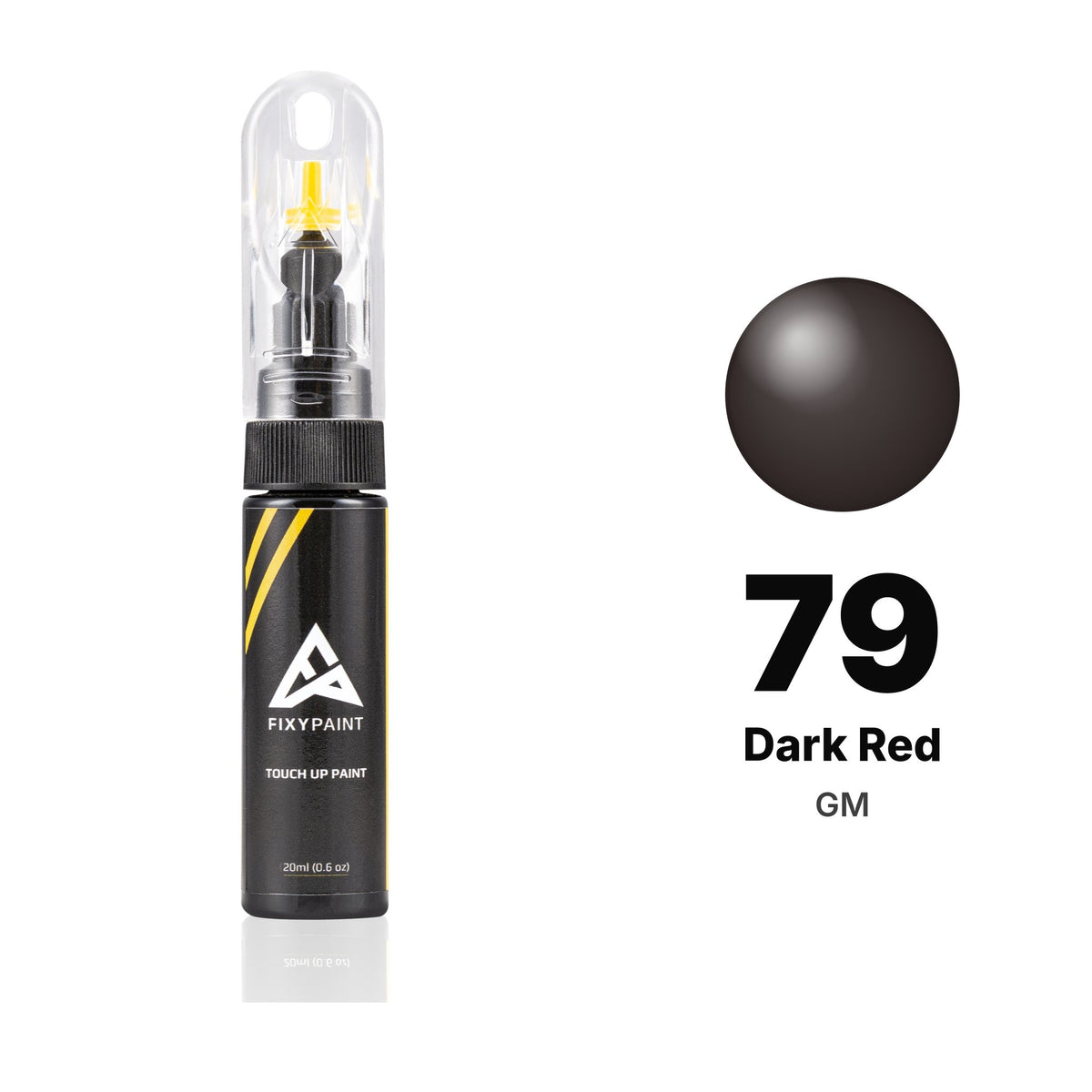 Touch-up paint for GM 79 Dark Red, Basic kit